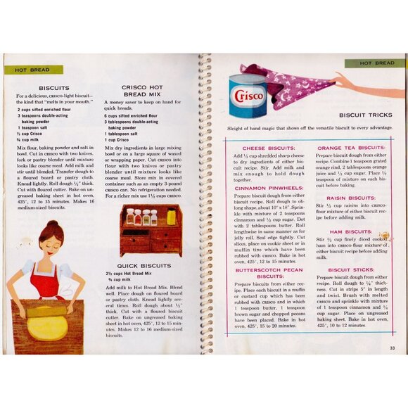 Praise for the Cook Vintage Crisco Advertising Cookbook Mid-Century Spiral Bound - Picture 5 of 7